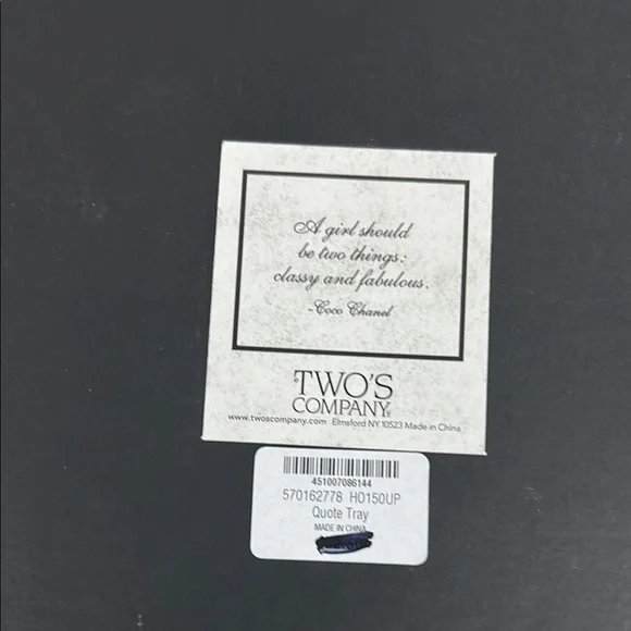 Gorgeous trinket dish with quote from CoCo Chanel Great gift idea ๐๐ - Picture 3 of 12